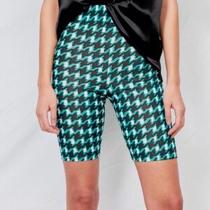 NWT assembly New York herringbone biker shorts